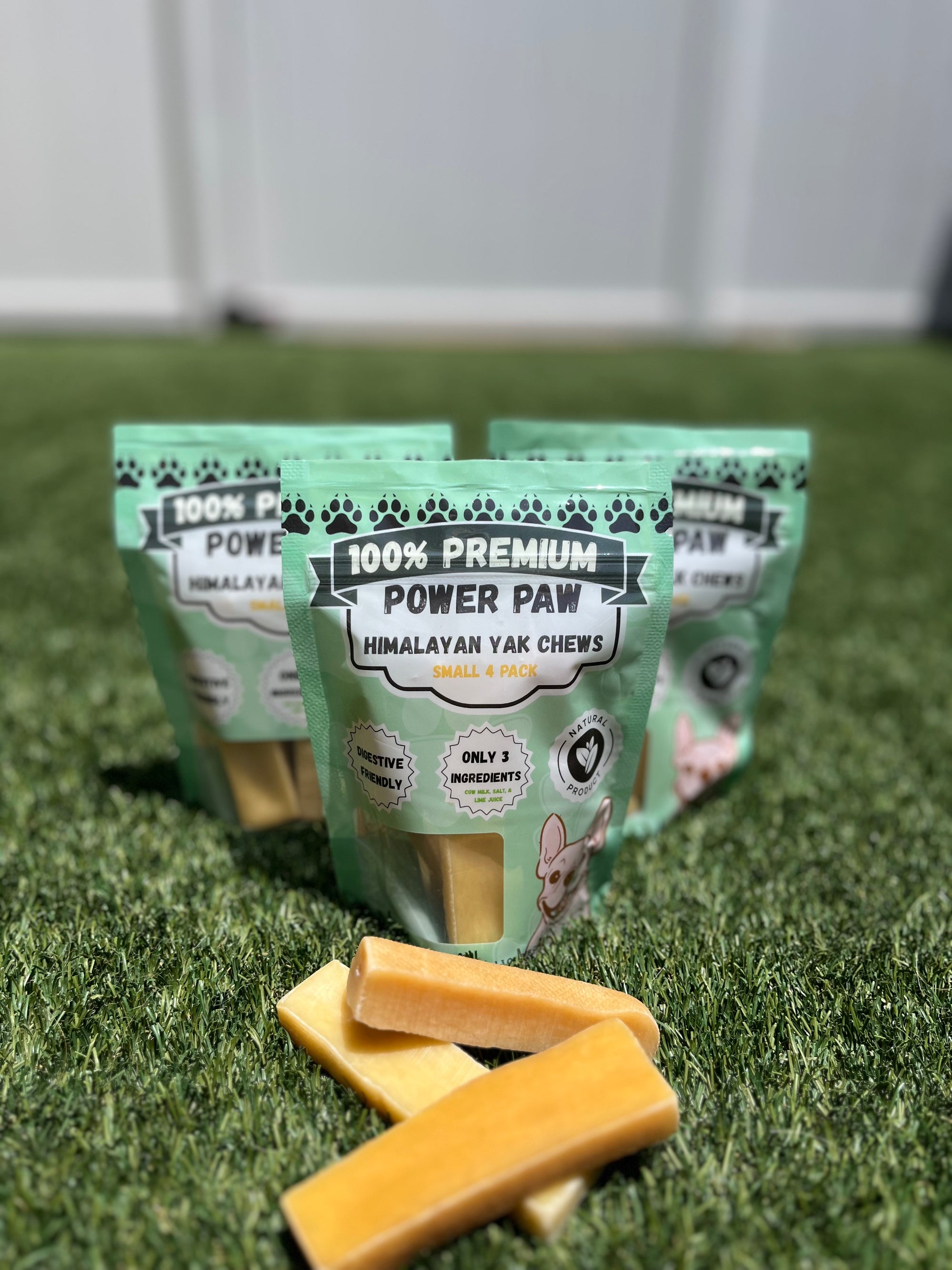 Power Paw Yak Chews – Small (4-Pack) Ideal for dogs under 20 lbs