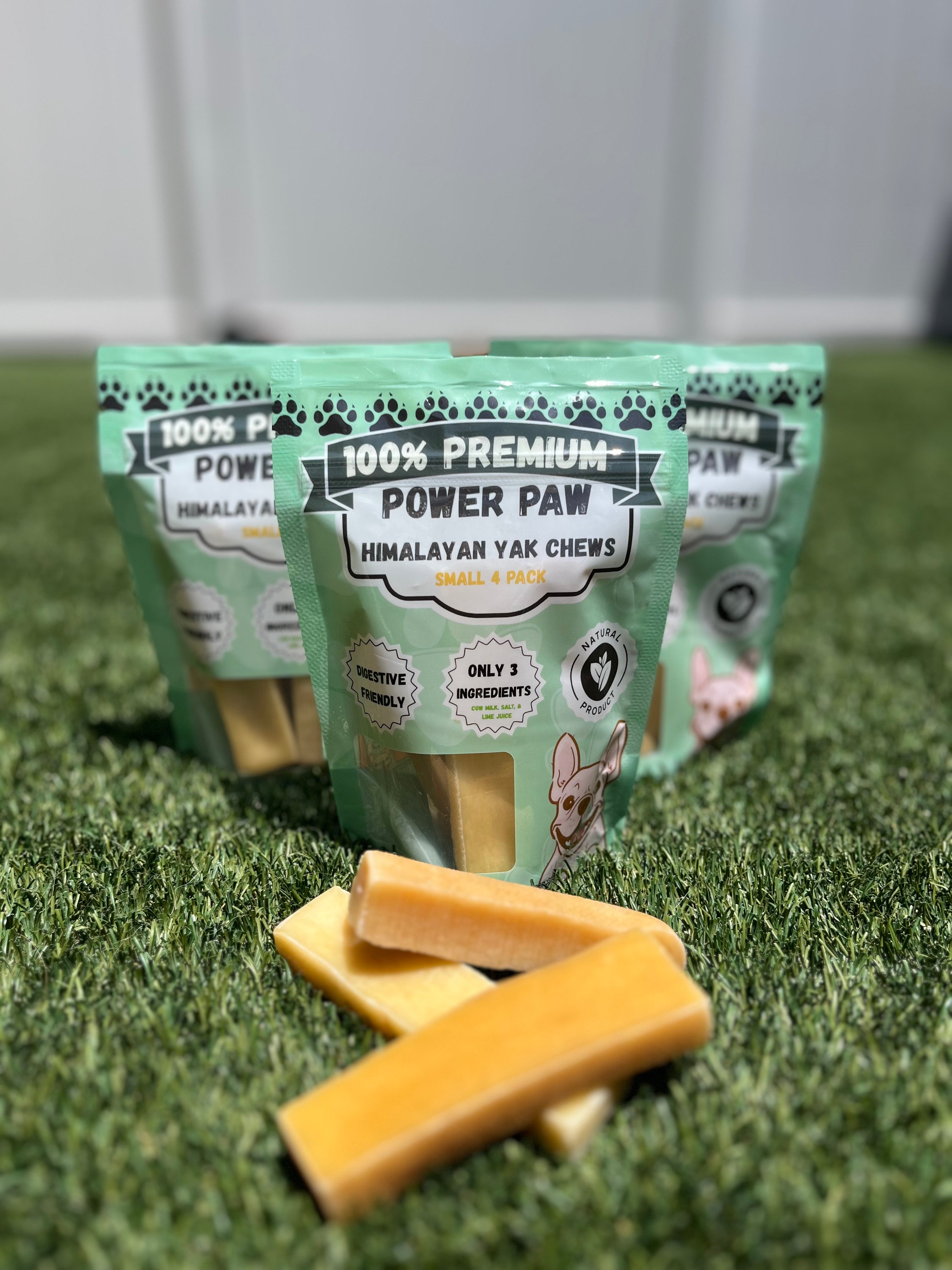 Power Paw Yak Chews – Small (4-Pack) Ideal for dogs under 20 lbs