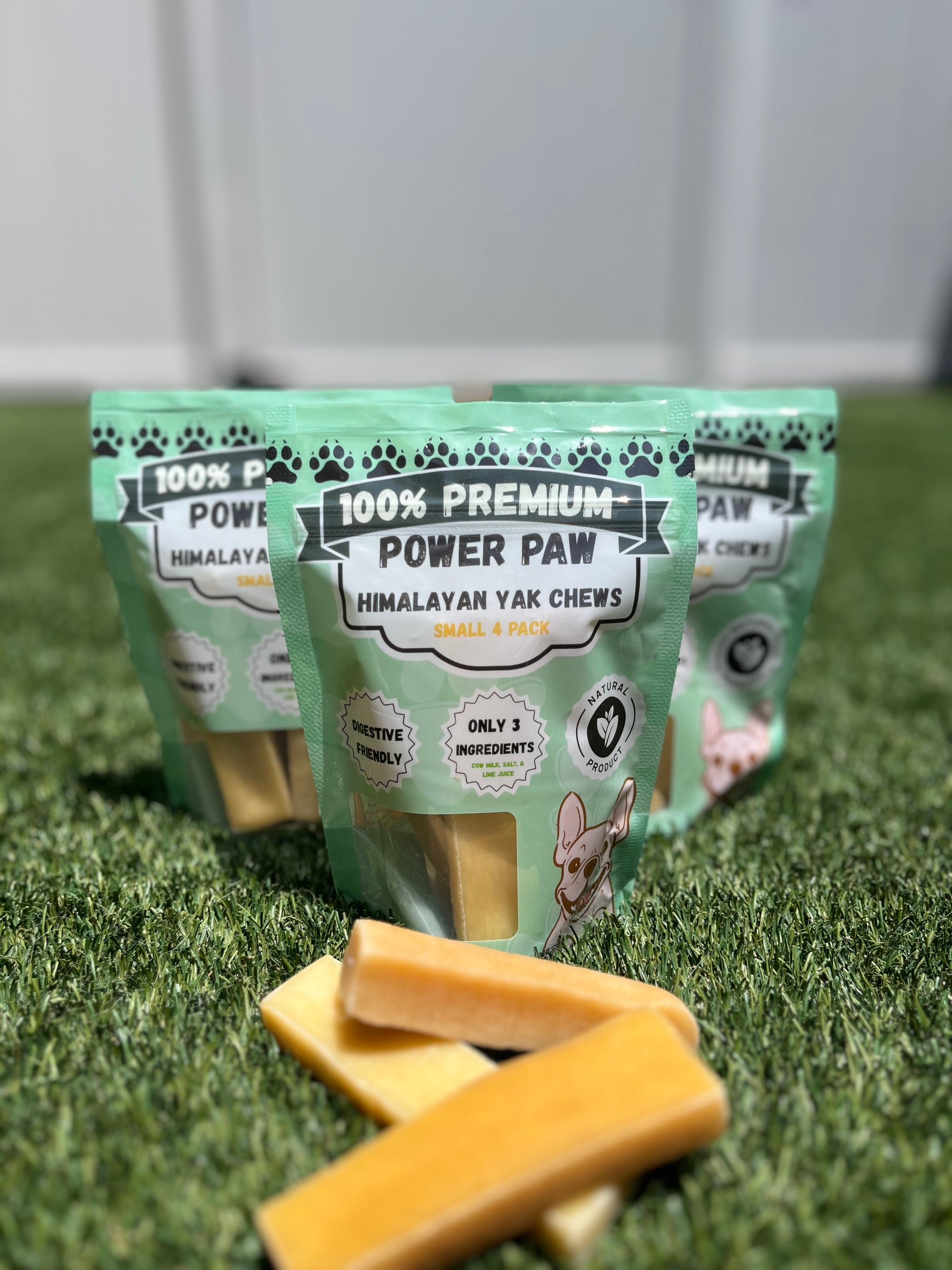 Power Paw Yak Chews – Small (4-Pack) Ideal for dogs under 20 lbs