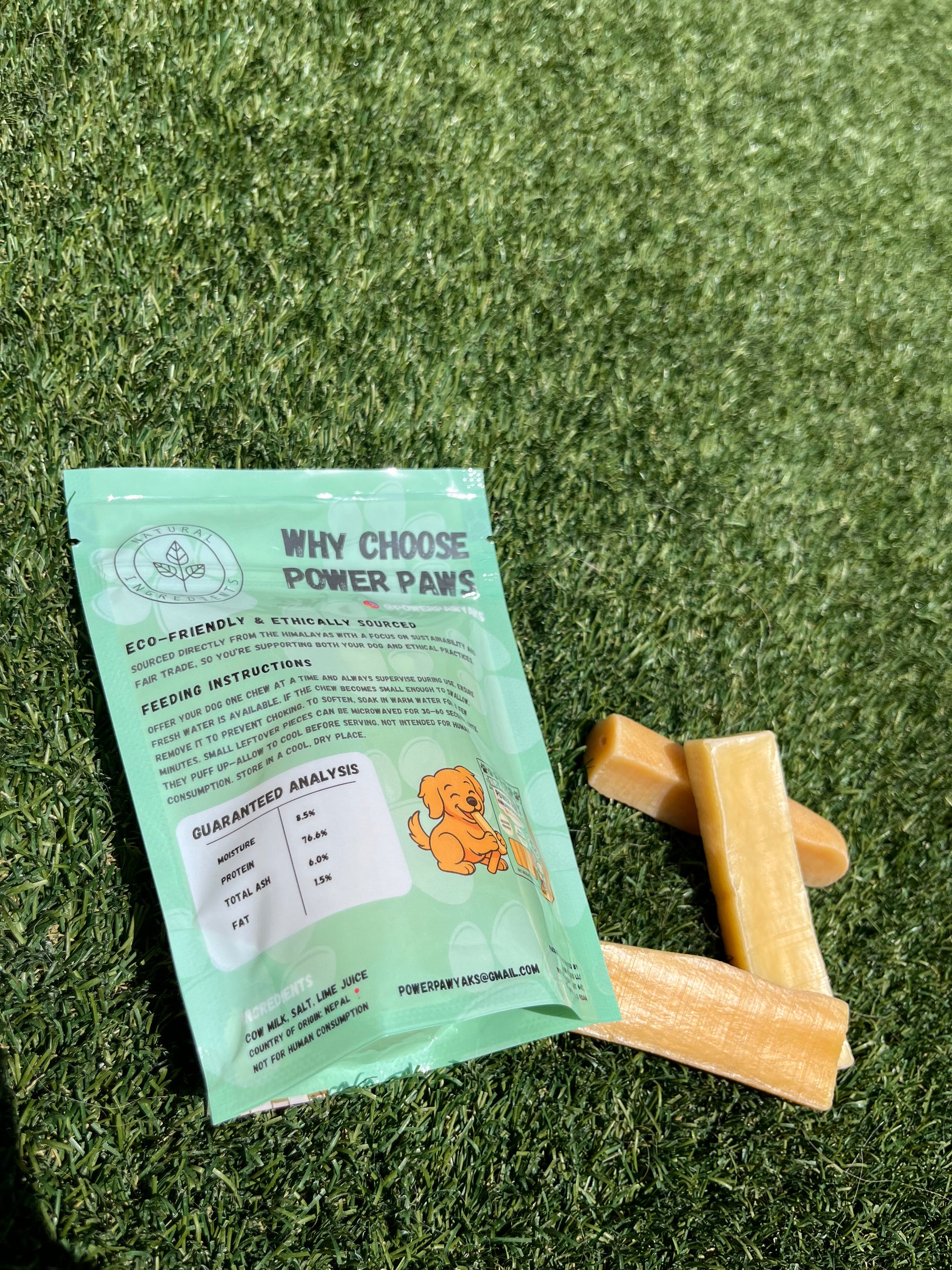 Power Paw Yak Chews – Small (4-Pack) Ideal for dogs under 20 lbs